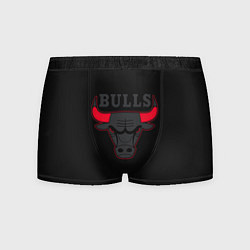 Трусы-боксеры мужские CHICAGO BULLS ЧИКАГО БУЛЛС ЯРОСТЬ БЫКА, цвет: 3D-принт