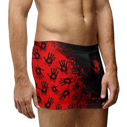 Трусы-боксеры мужские Death Stranding Отпечаток рук паттерн, цвет: 3D-принт — фото 2