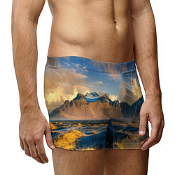 Трусы-боксеры мужские Красивый горный пейзаж, цвет: 3D-принт — фото 2