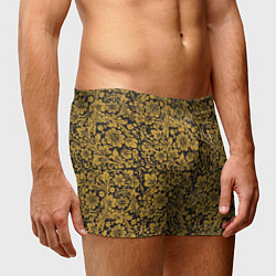 Трусы-боксеры мужские Золотые Цветы хохлома, цвет: 3D-принт — фото 2