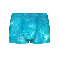 Трусы-боксеры мужские Голубой океан Голубая вода, цвет: 3D-принт