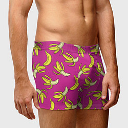Трусы-боксеры мужские Banana pattern Summer Color, цвет: 3D-принт — фото 2