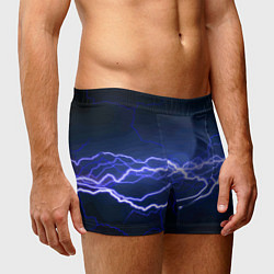 Трусы-боксеры мужские Lightning Fashion 2025 Neon, цвет: 3D-принт — фото 2