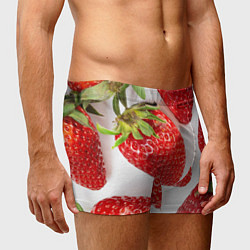 Трусы-боксеры мужские Strawberries, цвет: 3D-принт — фото 2
