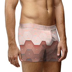Трусы-боксеры мужские Hexagon Minimal, цвет: 3D-принт — фото 2