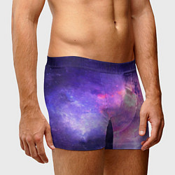 Трусы-боксеры мужские Космическая ветренная вспышка, цвет: 3D-принт — фото 2