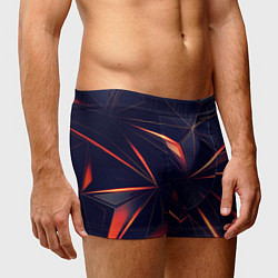 Трусы-боксеры мужские Раскаленные грани, цвет: 3D-принт — фото 2