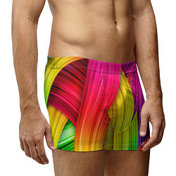 Трусы-боксеры мужские Multicolored ribbons, цвет: 3D-принт — фото 2
