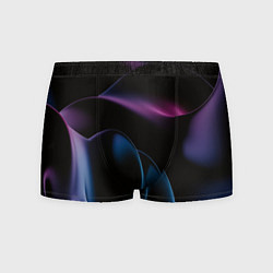 Трусы-боксеры мужские Абстрактные фиолетовые волны, цвет: 3D-принт