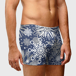 Трусы-боксеры мужские Волшебный снегопад, цвет: 3D-принт — фото 2