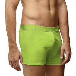 Трусы-боксеры мужские Текстурированный ярко зеленый салатовый, цвет: 3D-принт — фото 2