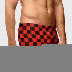 Трусы-боксеры мужские Красный квадрат, цвет: 3D-принт — фото 2