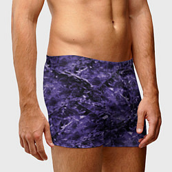 Трусы-боксеры мужские Лиловая текстура, цвет: 3D-принт — фото 2