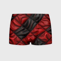 Трусы-боксеры мужские Red black luxury, цвет: 3D-принт