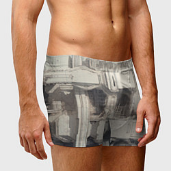 Трусы-боксеры мужские Футуристическая архитектура будущего, цвет: 3D-принт — фото 2