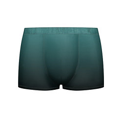 Трусы-боксеры мужские Градиент зелено-черный, цвет: 3D-принт