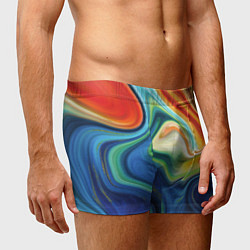Трусы-боксеры мужские Beautiful waves, цвет: 3D-принт — фото 2
