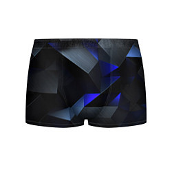 Мужские трусы Black blue abstract