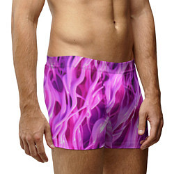 Трусы-боксеры мужские Розова ткань текстуры, цвет: 3D-принт — фото 2