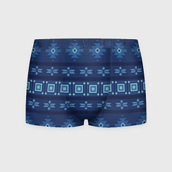 Мужские трусы Blue tribal geometric