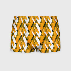 Мужские трусы White and yellow shapes