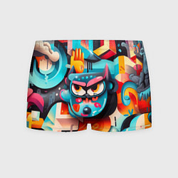Трусы-боксеры мужские Фантазийный персонаж - граффити, цвет: 3D-принт