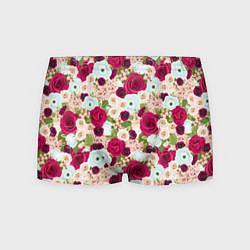 Трусы-боксеры мужские Цветочный фон, цвет: 3D-принт