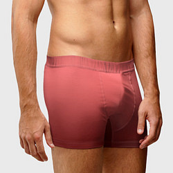 Трусы-боксеры мужские Оттенок розовый антик градиент, цвет: 3D-принт — фото 2