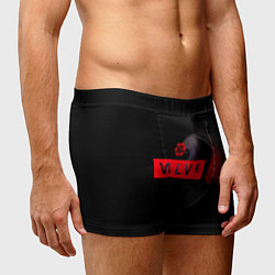 Трусы-боксеры мужские Valve afro logo, цвет: 3D-принт — фото 2