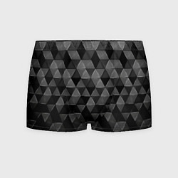 Трусы-боксеры мужские Серые треугольники, цвет: 3D-принт