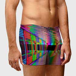 Трусы-боксеры мужские Светящаяся неоновая галерея, цвет: 3D-принт — фото 2