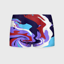 Трусы-боксеры мужские Клякса абстракция, цвет: 3D-принт