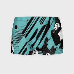 Трусы-боксеры мужские Спорт динамика скорость, цвет: 3D-принт