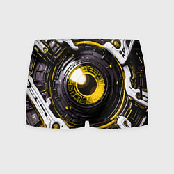 Трусы-боксеры мужские Жёлтая сфера киберпанк, цвет: 3D-принт