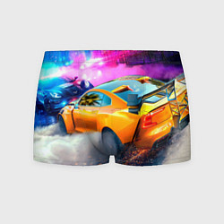 Трусы-боксеры мужские NFS - cars, цвет: 3D-принт