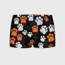 Трусы-боксеры мужские Мохнатые лапки, цвет: 3D-принт