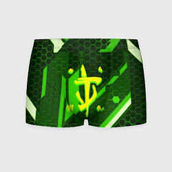 Мужские трусы Doom geometry green