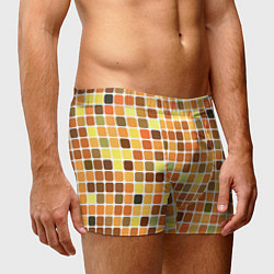 Трусы-боксеры мужские Осенняя палитра, цвет: 3D-принт — фото 2
