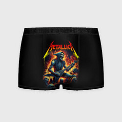 Трусы-боксеры мужские Metallica - James Alan Hatfield, цвет: 3D-принт