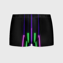 Трусы-боксеры мужские Color Purple green pink, цвет: 3D-принт