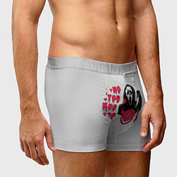 Трусы-боксеры мужские Крик призрачный разговор, цвет: 3D-принт — фото 2