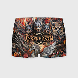 Трусы-боксеры мужские Кукрыниксы и мифические существа, цвет: 3D-принт