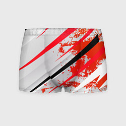 Трусы-боксеры мужские Color white red, цвет: 3D-принт