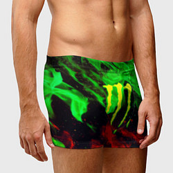 Трусы-боксеры мужские Monster energy огонь лого, цвет: 3D-принт — фото 2