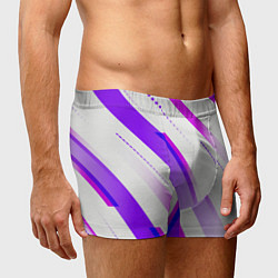 Трусы-боксеры мужские Color white pink, цвет: 3D-принт — фото 2