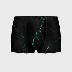 Мужские трусы Color black turquoise