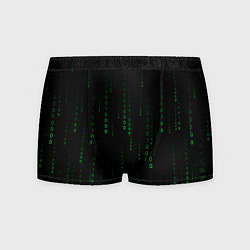 Трусы-боксеры мужские Color black green, цвет: 3D-принт