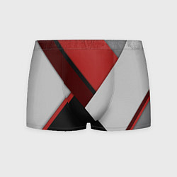 Мужские трусы Color black red grey