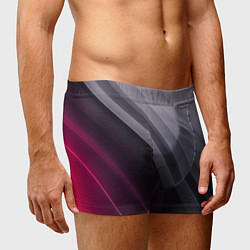 Трусы-боксеры мужские Color black grey, цвет: 3D-принт — фото 2