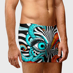 Трусы-боксеры мужские Глаз и щупальца, цвет: 3D-принт — фото 2